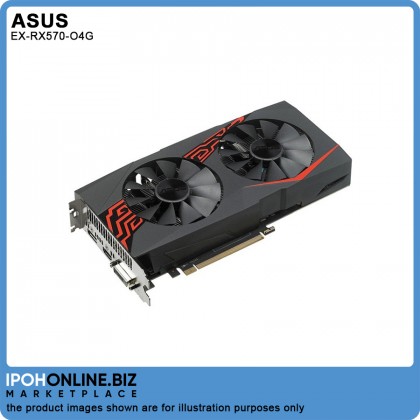 ASUS Expedition Radeon RX 570 OC Edition 4GB GDDR5 For Non-Stop VR And 4K Gaming Mining - Bulk Pack
