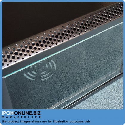 6U Wall Cabinet Glass Door 300MM x 530MM x 400MM Server Rack With Fixed Shelf Tray x 1
