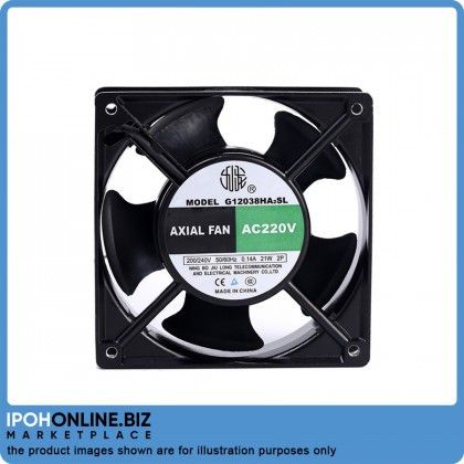 G12038HA2SL 220V 0.14A 21W 12CM Axial Cooling Fan