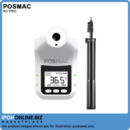 POSMAC K3 Pro Sensitivity Distance Sensor 2.8 Inch LCD Screen Thermometer Support Outdoor - Tripod Stand + AA Battery x 4
