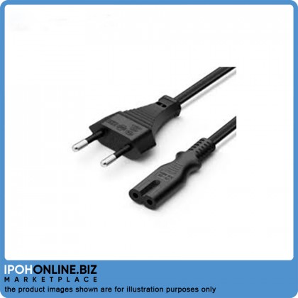 2 Pin AC Power Cord Cable For Power Adapter / Printer / Radio CD Player