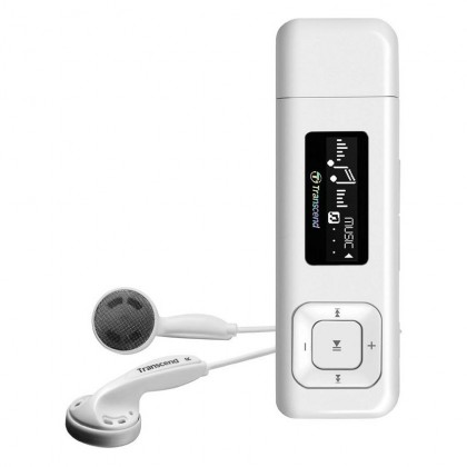 Transcend Digital Music Player 8GB MP330 MP3 Player - White