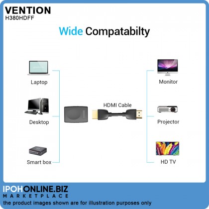 VENTION HDMI 2.0 Female to Female Adapter VENTION HDMI 2.0 Female to Female Adapter