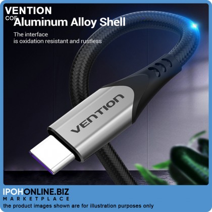 VENTION 5A Fast Charge USB-C Data Cable (1 meter) VENTION 5A Fast Charge USB-C Data Cable (1 meter)