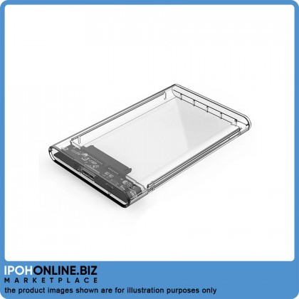 Transparent 2.5 inch HDD SSD External Hard Drive Mobile Enclosure Transparent 2.5 inch HDD SSD External Hard Drive Mobile Enclosure