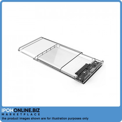 Transparent 2.5 inch HDD SSD External Hard Drive Mobile Enclosure Transparent 2.5 inch HDD SSD External Hard Drive Mobile Enclosure