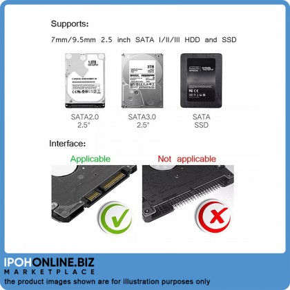 Transparent 2.5 inch HDD SSD External Hard Drive Mobile Enclosure Transparent 2.5 inch HDD SSD External Hard Drive Mobile Enclosure