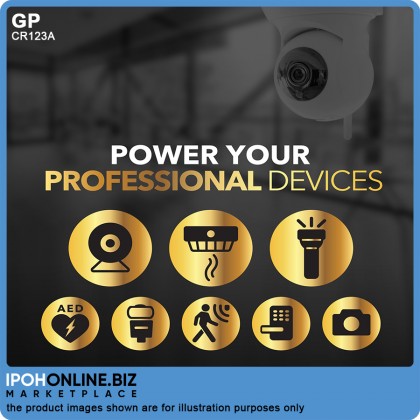 GP CR123A LITHIUM BATTERY 3V