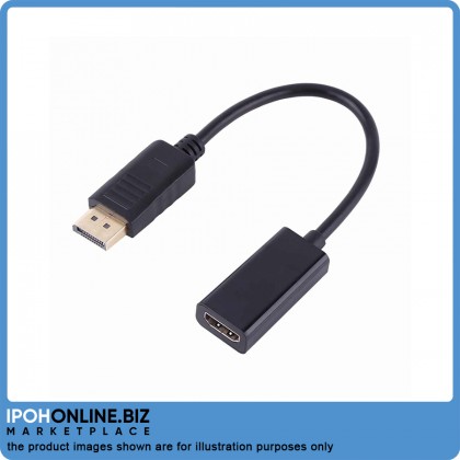 DP Display Port Male To HDMI Female Cable Converter Adapter