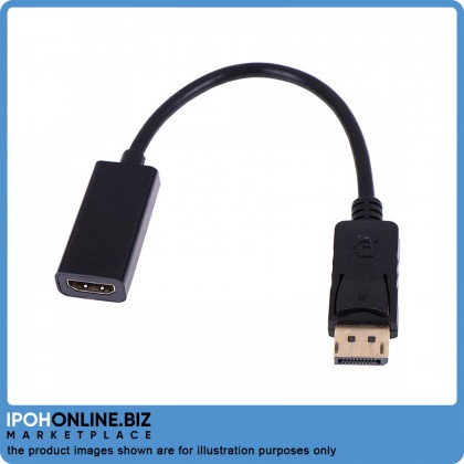 DP Display Port Male To HDMI Female Cable Converter Adapter