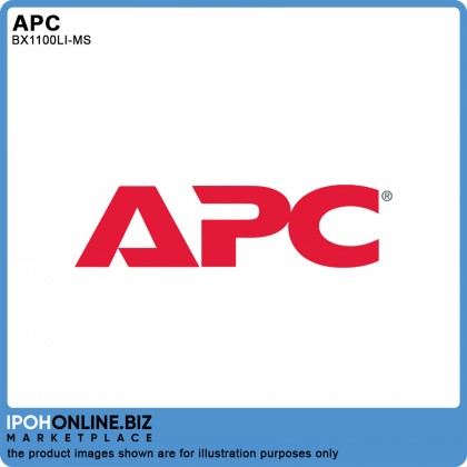 APC BX1100LI-MS Back-UPS 1100VA 230V AVR Universal & IEC 6 Sockets
