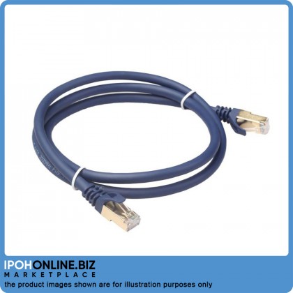 Cat8 Ethernet Cable (1 Meter) SFTP 40Gbps Super Speed RJ45 Network LAN Patch Cable