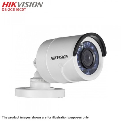 Hikvision CCTV 1MP HD720P IR Bullet Camera (White)