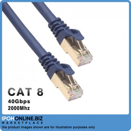 Cat8 Ethernet Cable 3meters SFTP 40Gbps Super Speed RJ45 Network LAN Patch Cable Cat8 Ethernet Cable 3meters SFTP 40Gbps Super Speed RJ45 Network LAN Patch Cable