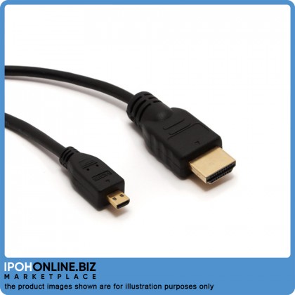 Micro HDMI to HDMI cable (1 meter)