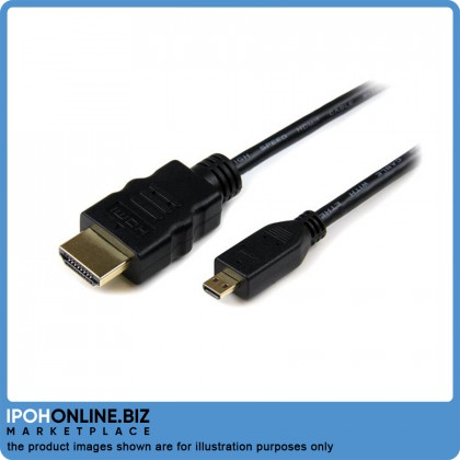 Micro HDMI to HDMI cable (1 meter)