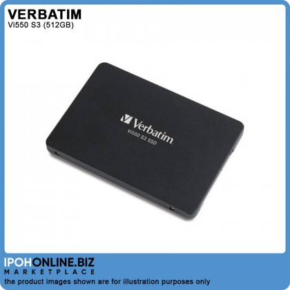 Verbatim 512GB Vi550 S3 SATA III 7mm 2.5" Internal SSD Verbatim 512GB Vi550 S3 SATA III 7mm 2.5" Internal SSD
