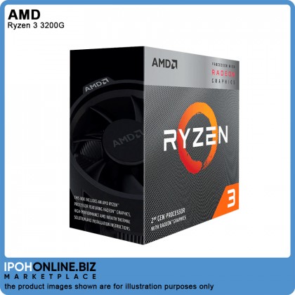 AMD Ryzen 3 3200G with Radeon Vega 8 Graphics Processor