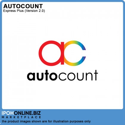 AutoCount Accounting Version 2.0 Express Plus (Account + Stock) Permanent SN License - FOC 16GB Pendrive