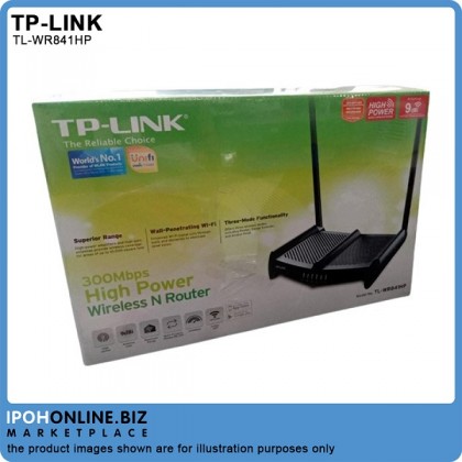 TP-LINK TL-WR841HP 300Mbps High Power Wireless N Router Unifi & Maxis Fiber Support TP-LINK TL-WR841HP 300Mbps High Power Wireless N Router Unifi & Maxis Fiber Support