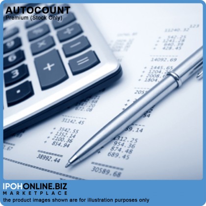 AutoCount Accounting Version 2.0 Premium (Stock Only) Edition Permanent SN License - FOC 16GB Pendrive