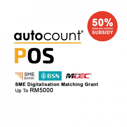 AutoCount POS 5.0 Counter B (F&B) Permanent SN License - FOC 16GB Pendrive AutoCount POS 5.0 Counter B (F&B) Permanent SN License - FOC 16GB Pendrive