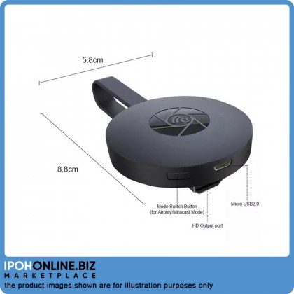 Chromecast G2 TV Streaming Device HDMI 4K