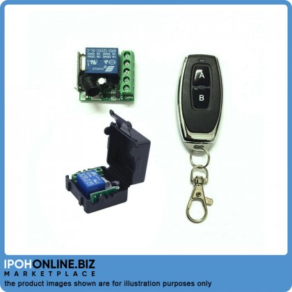 DC 12V 1CH Relay Receiver Module RF Transmitter 433Mhz Wireless Remote Control Switch