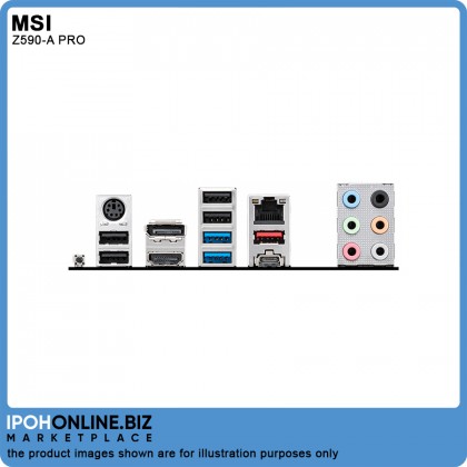 MSI Z590-A PRO 11th 10th Gen Intel Z590 LGA 1200 DDR4 M.2 USB 3.2 DP HDMI ATX Gaming Motherboard