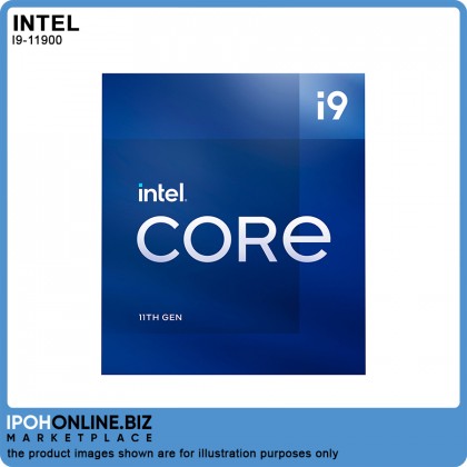 Intel 11th Gen Core i9 11900 Processor - 16M Cache 8C16T LGA 1200 DDR4 3200 UHD Graphics 750
