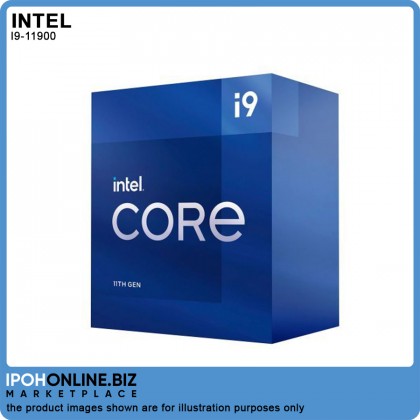Intel 11th Gen Core i9 11900 Processor - 16M Cache 8C16T LGA 1200 DDR4 3200 UHD Graphics 750