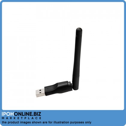 ALFA NET Wireless-N DVR Receiver USB WiFi with Antenna (Driverless)