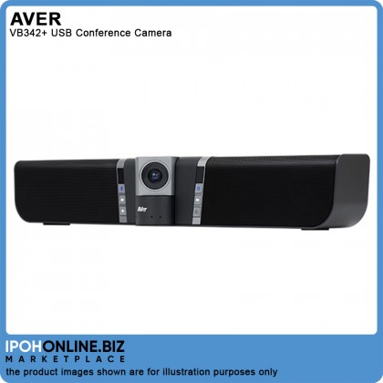 AVer VB342+ USB 4K UHD Huddle Room Camera Video Soundbar