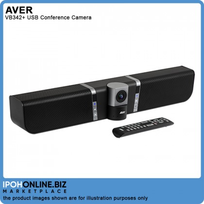 AVer VB342+ USB 4K UHD Huddle Room Camera Video Soundbar