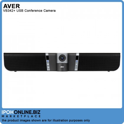 AVer VB342+ USB 4K UHD Huddle Room Camera Video Soundbar