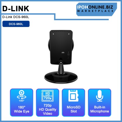 D-Link DCS-960L HD-Ultra-Wide View Wi-Fi Camera 