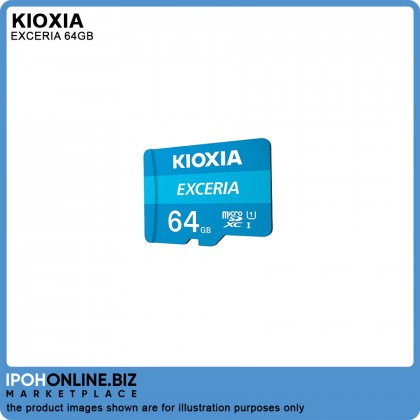 Kioxia Exceria 64GB microSDXC UHS-I Class 10 SD CARD Kioxia Exceria 64GB microSDXC UHS-I Class 10 SD CARD