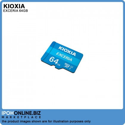 Kioxia Exceria 64GB microSDXC UHS-I Class 10 SD CARD Kioxia Exceria 64GB microSDXC UHS-I Class 10 SD CARD