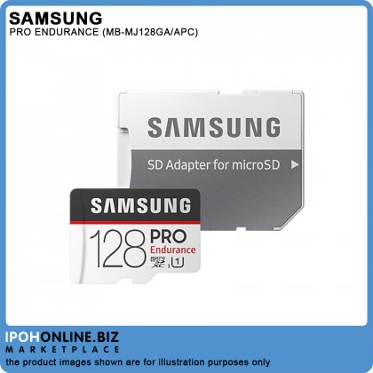 SAMSUNG PRO Endurance microSD 128GB Memory Card w SD Adapter 4K Ultra HD - CCTV Bodycam Dashcam