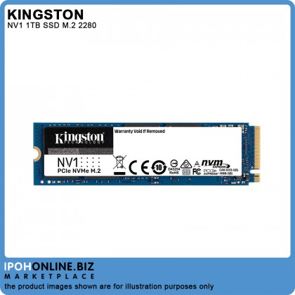 Kingston NV1 NVMe PCIe M.2 2280 SSD 1TB - SNVS/1000G