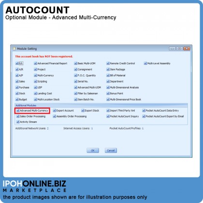 Advanced Multi-Currency (Optional Module) for AutoCount Accounting Version 2.0