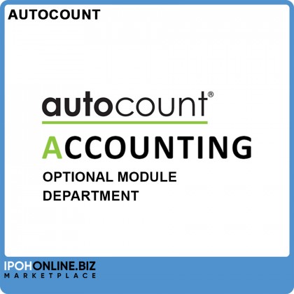Department (Optional Module) for AutoCount Accounting Version 2.0 Department (Optional Module) for AutoCount Accounting Version 2.0