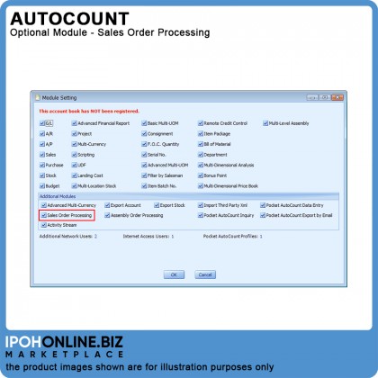 Sales Order Processing (Optional Module) for AutoCount Accounting Version 2.0 Sales Order Processing (Optional Module) for AutoCount Accounting Version 2.0