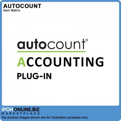 AutoCount Plug-In: Item Matrix AutoCount Plug-In: Item Matrix