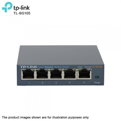 TP-LINK 5-Port Gigabit Business Solution Desktop Switch Metal Case TL-SG105
