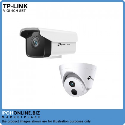 TP-LINK VIGI One Stop CCTV IP Solution - 4 Channel Set