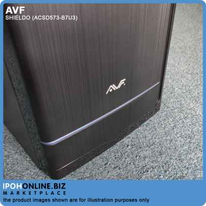 AVF SHIELDO BLACK SERIES ACSD573-B7U3 (BLUE) 7 PCI Slots ATX Casing With PSU 500W + CPU 8pin