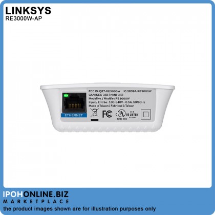 Linksys RE3000W N 300 Wi-Fi Range Extender Linksys RE3000W N 300 Wi-Fi Range Extender