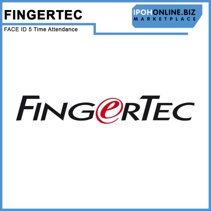 FingerTec Face ID 5 Biometric 4-in-1 (Face / Fingerprint / Palm / Mask) Time Attendance & Access Control + INGRESS V6 ADMS Free Software Installation