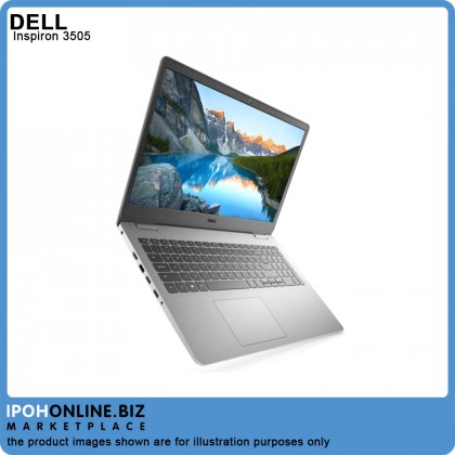 Dell Inspiron 15 3505 AMD RYZEN 5 (3500U/8GB/M2256SSD/W10H/15.6"FHD) Soft Mint - FOC Backpack & Mouse